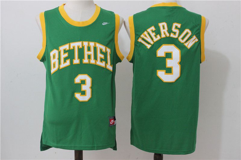 Men Philadelphia 76ers #3 Iverson Green Nike NBA Jersey->utah jazz->NBA Jersey